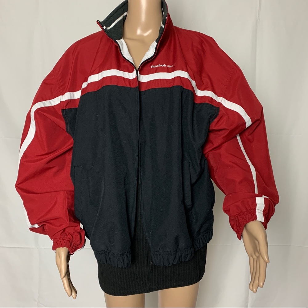 Vintage Reebok Zip Up Oversized Jacket